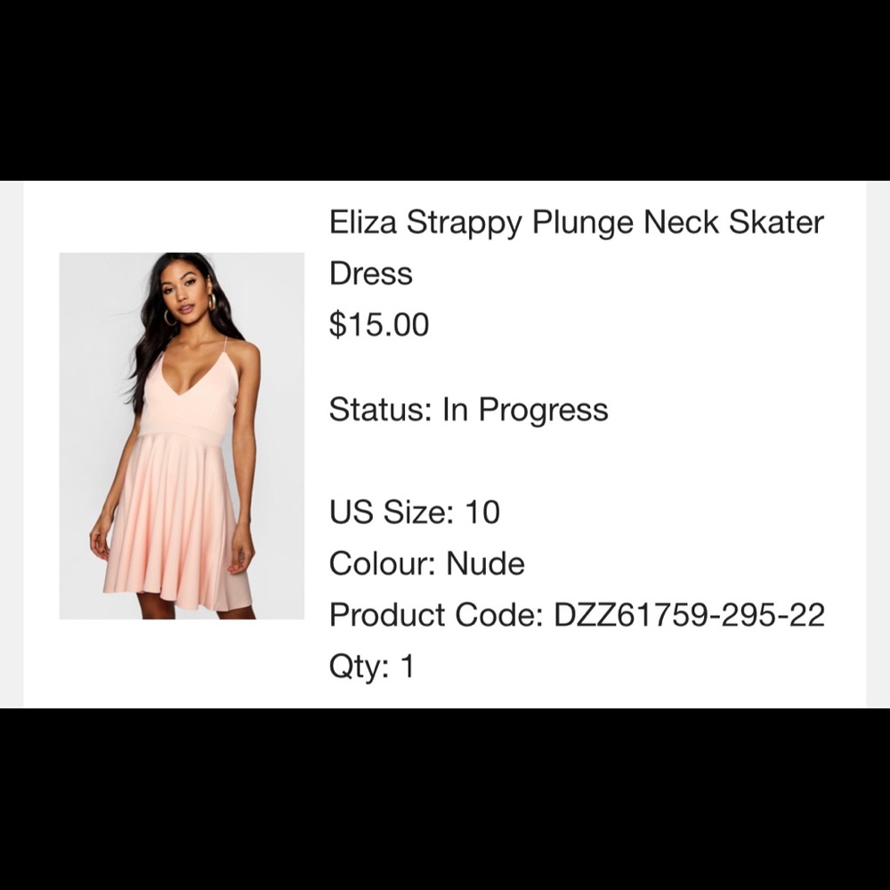 Strappy lowcut dress